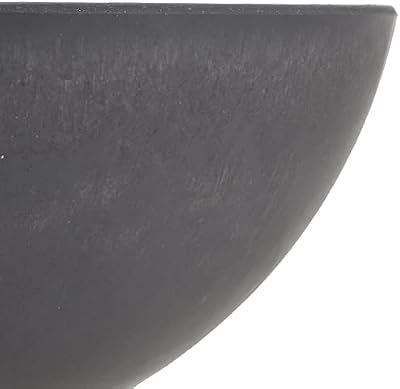 PSW Pot Collection M30DC 12-inch Plastic/Stone/Wood Composite Low Bowl Planter – No Drainage Hole (Drillable)… — view 4