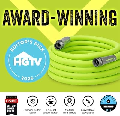Flexzilla Garden Hose 5/8 in. x 25 ft., Lightweight All-Weather Water Hose, Durable and Flexible, Leak-Free C… — view 3