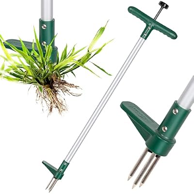 Walensee Weed Puller, Stand Up Weeder Hand Tool, Long Handle Garden Weeding Tool with 3 Claws, Hand Weed Houn… — view 2