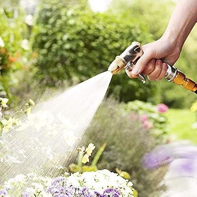 FANHAO Upgraded 100% Metal Garden Hose Nozzle Heavy Duty, High Pressure — view 3