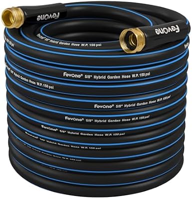 FEVONE Kink Free Garden Hose 100 ft, Heavy Duty Water Hose — view 2
