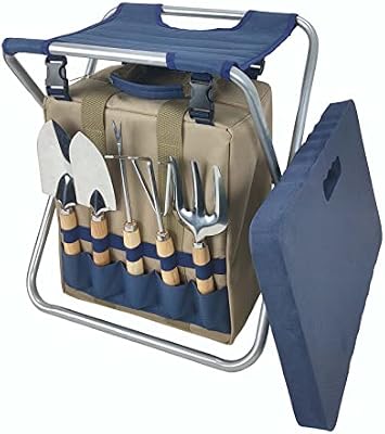 Gardening Tool Set,Garden Stool with Tools — view 2