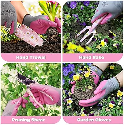 WORKPRO Aluminum Garden Tool Set, 4PCS Heavy Duty Gardening Tools — view 4