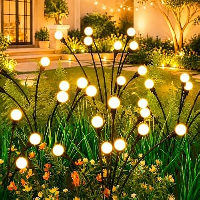 ASMAD Solar Lights Outdoor(4 Pack-32 LEDs),Solar Garden Lights,Fairy Lights — view 2