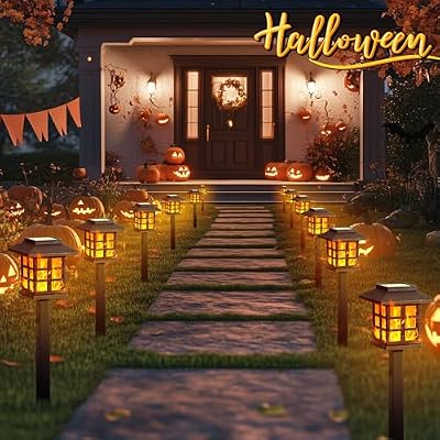 GIGALUMI Solar Lights Outdoor Waterproof 16 Pack, LED Garden Decor — view 3