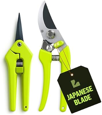2-Pack Stainless Steel Gardening Scissors, Pruning Shears and Clippers for Gardening — view 2