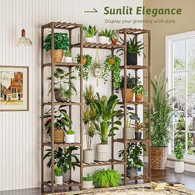 GENTINGBRO Plant Stand Indoor Outdoor 62.2“ Tall Plant Shelf Large Tiered Flower Stands for Multiple Display… — view 4