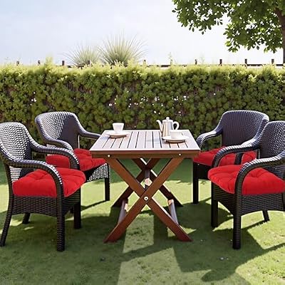 MTMR 2Pcs Outdoor Chair Cushions, Patio Furniture Seat Pads, Waterproof — view 4