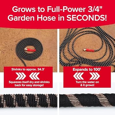 Pocket Hose Copper Head 100 FT Expandable Garden Hose, Pocket Pivot — view 3