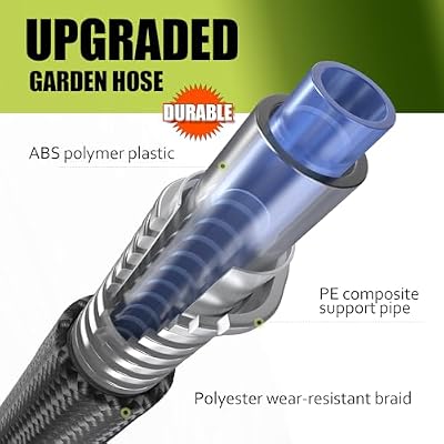 Relxitl Garden Hose, Ultra Lightweight Water Hose 50FT — view 3