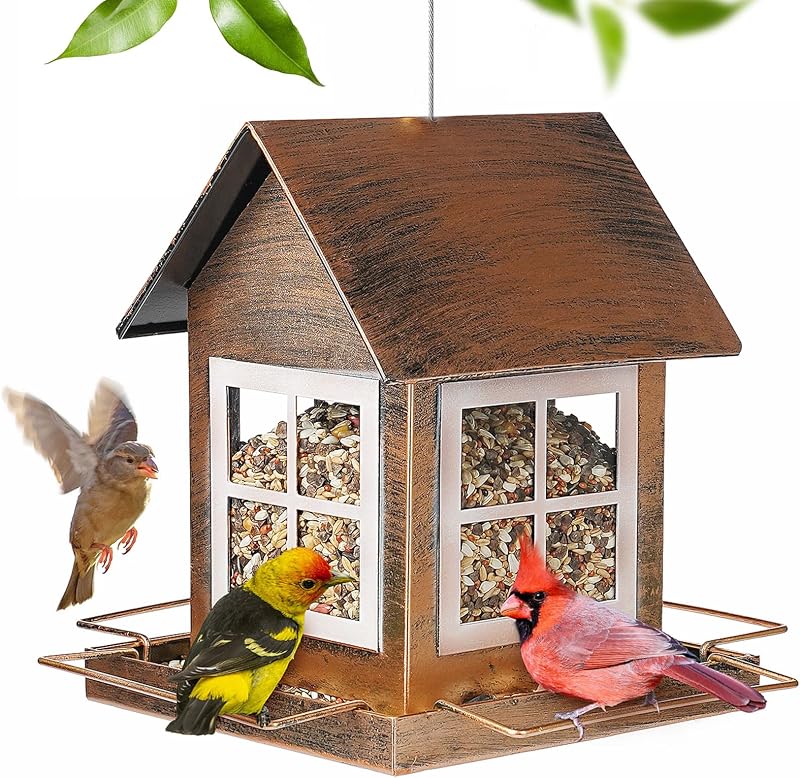 Bird Feeder, Waterproof Bird Feeders for Outdoor Hanging