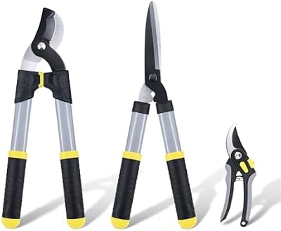 Colwelt Loppers Hedge Clippers Garden Shears 3Pcs, 17’’ Gardening Scissors — view 2