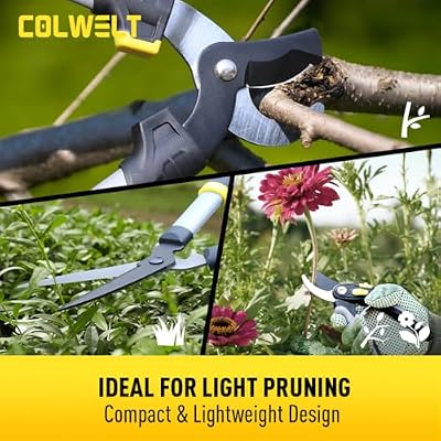 Colwelt Loppers Hedge Clippers Garden Shears 3Pcs, 17’’ Gardening Scissors — view 3