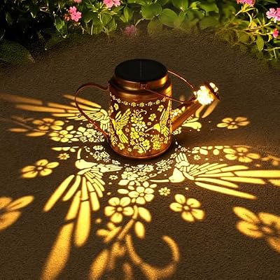 X-PREK Solar Lights Outdoor Waterproof Fairy Solar Watering Can Light — view 4