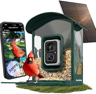 4K Smart Bird Feeder with Camera,No Subscription,Solar Powered — view 2