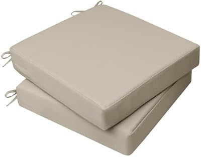 AAAAAcessories Outdoor Chair Cushions, 20 x 20 x 3 inches, Set of 2 — view 2