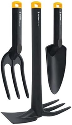 3 Piece Garden Hand Tool Set, Trowel, Fork and Cultivator — view 2