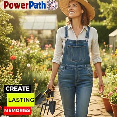 3 Piece Garden Hand Tool Set, Trowel, Fork and Cultivator — view 3