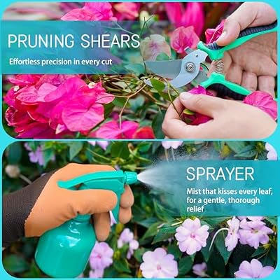 Garden Tool Set, 10 PCS Gardening Tools/Kit for Women,Gardener Gift — view 4