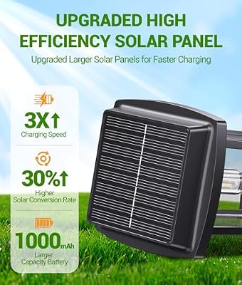 Solar Pathway Lights Outdoor, 8 Pack Upgraded Solar Garden Lights Solar Powered, Solar Lights Outdoor Waterpr… — view 4