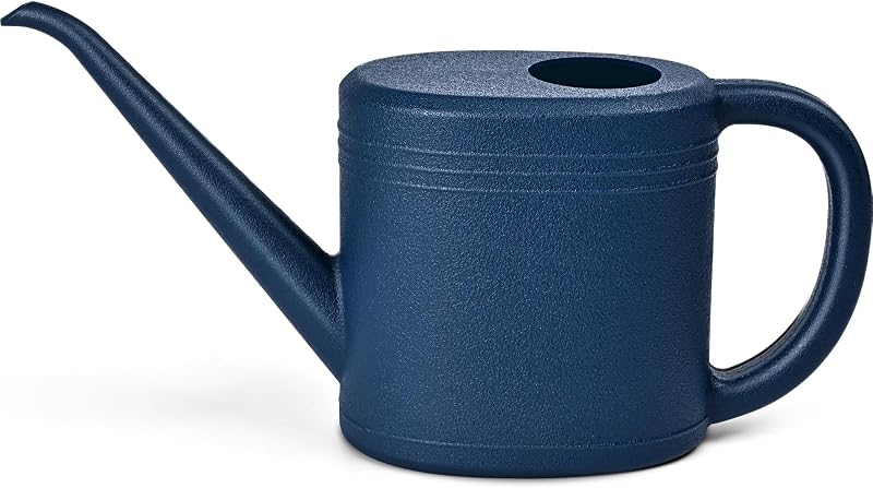 Watering Can - for Indoor and Outdoor Plant Garden - 1/4 Gallon - Navy Blue