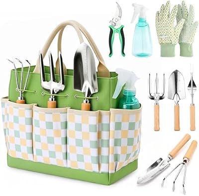 Heavy Duty Gardening Tool Set with Tote Bag, Great Gift for Gardeners — view 2