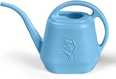 Watering Can - for Home Plant Garden - 1 Gallon Hand - Sky Blue — view 2