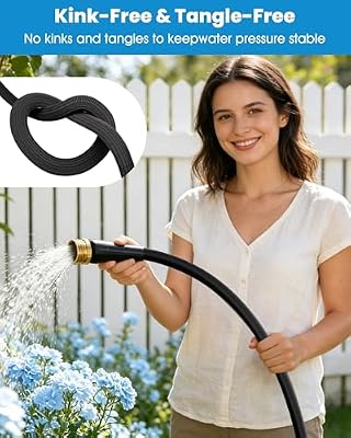 25 FT Garden Hose, Non-Expanding Water Hose, Ultra Flexible, Burst-Resistant, Kink-Free, High-Pressure Garden… — view 4